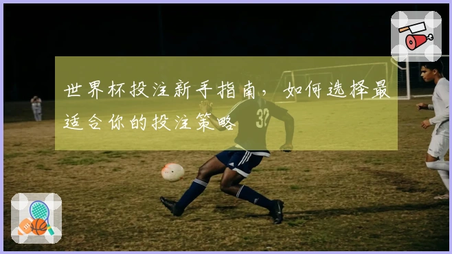 世界杯投注新手指南，如何选择最适合你的投注策略