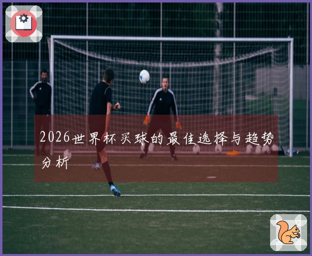 2026世界杯买球的最佳选择与趋势分析