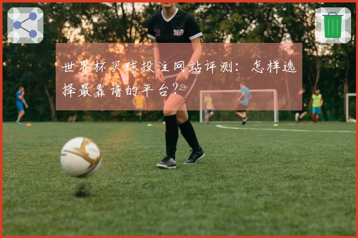 世界杯买球投注网站评测：怎样选择最靠谱的平台？
